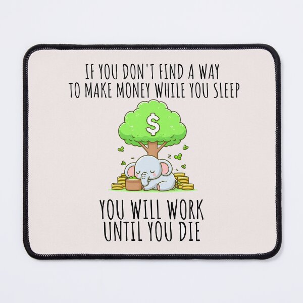 Item preview, Earning Passive Income Elephant designed and sold by LemuellTrends.
