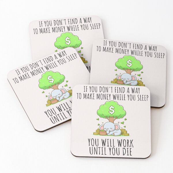 Item preview, Earning Passive Income Elephant designed and sold by LemuellTrends.