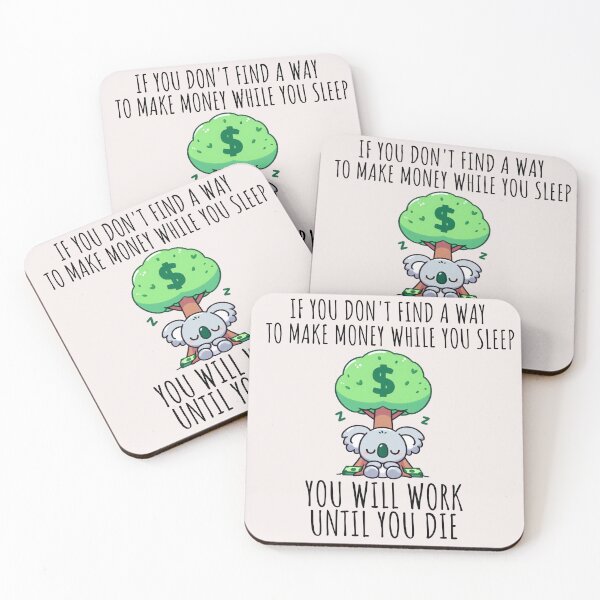 Item preview, Earning Passive Income Koala designed and sold by LemuellTrends.