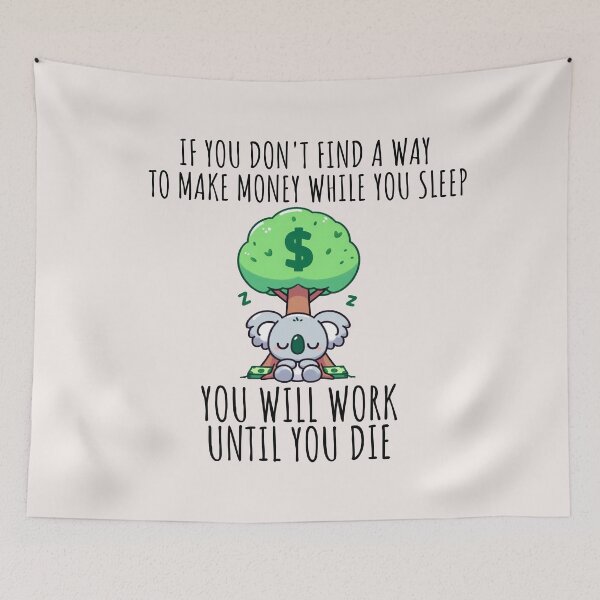 Item preview, Earning Passive Income Koala designed and sold by LemuellTrends.
