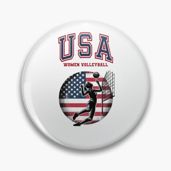 Item preview, Women's USA Volleyball Flag Women Girls designed and sold by R&BApparel.