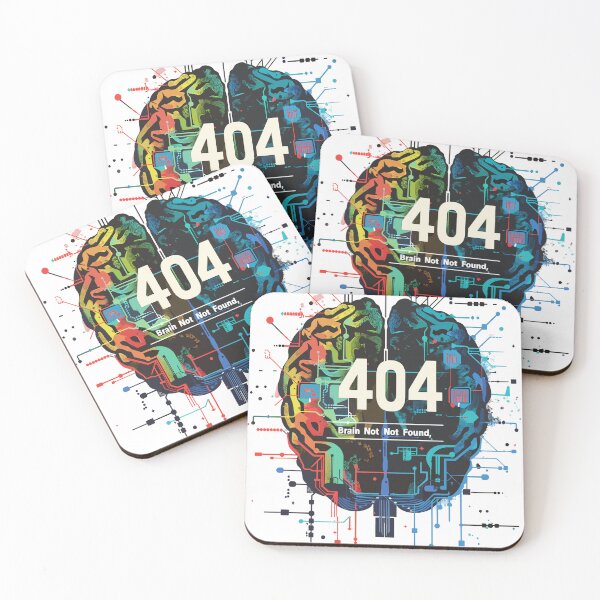Item preview, 404: Brain Not Found designed and sold by GalacticLabs.