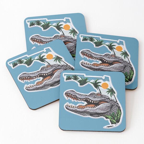Item preview, State of FL Map Alligator designed and sold by pixiedustpaint.