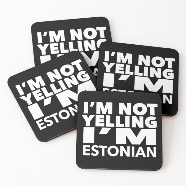 Item preview, Estonian present - i'm not yelling, i'm Estonian - Estonian gifts - Estonian flag - Estonian Gift - Estonian Decor - Estonia designed and sold by babaorum.