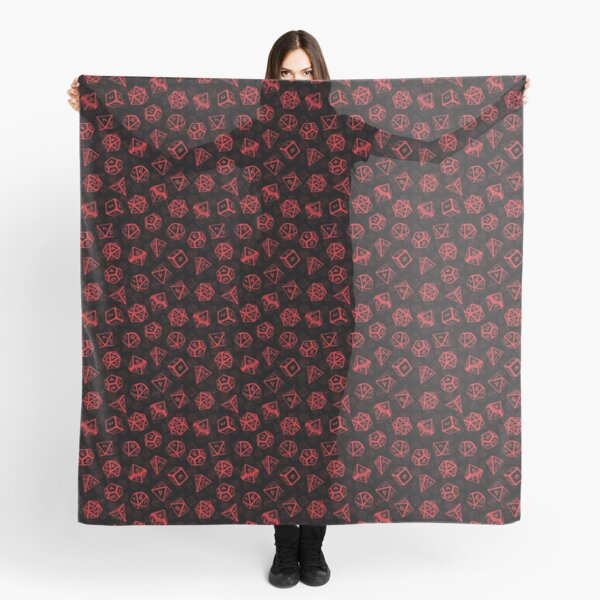 Item preview, D20 Dice Set Pattern (Red) designed and sold by MaratusFunk.