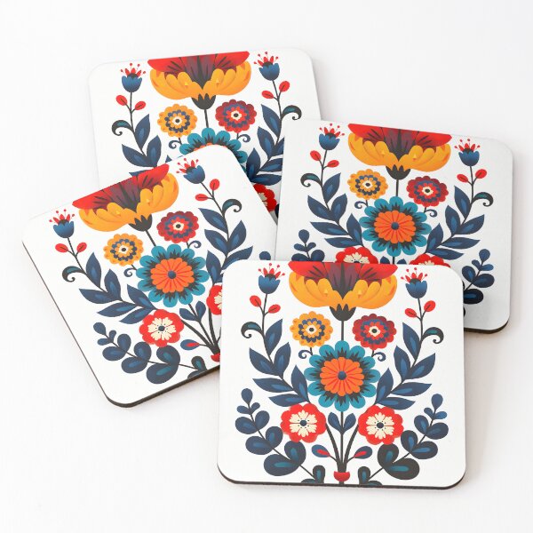 Item preview, Hungarian Folk Flowers Design designed and sold by xiao xuans.