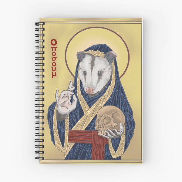 Item preview, Patron Saint of Trash Cats designed and sold by Dead Possum Designs.