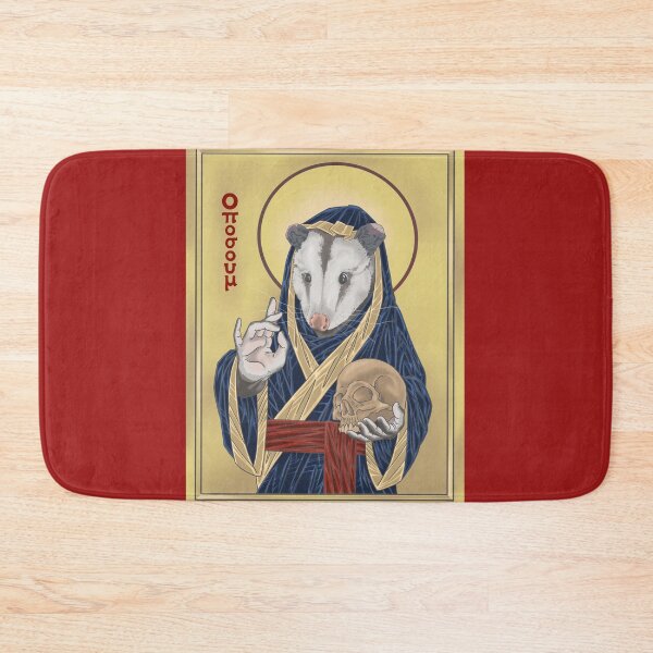 Item preview, Patron Saint of Trash Cats designed and sold by Dead Possum Designs.