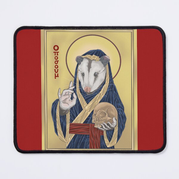 Item preview, Patron Saint of Trash Cats designed and sold by Dead Possum Designs.