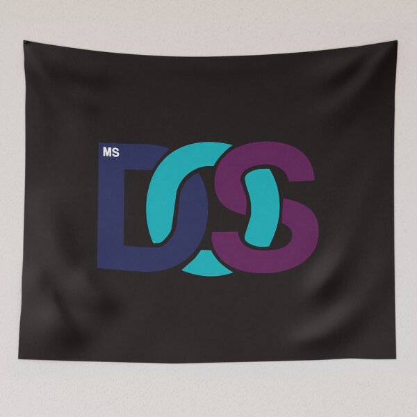 Item preview, Vintage Microsoft Ms-Dos Logo designed and sold by AliaMurph.