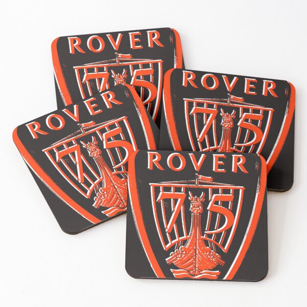 Item preview, Rover 75 Classic Car Logo Redwhite designed and sold by AliaMurph.