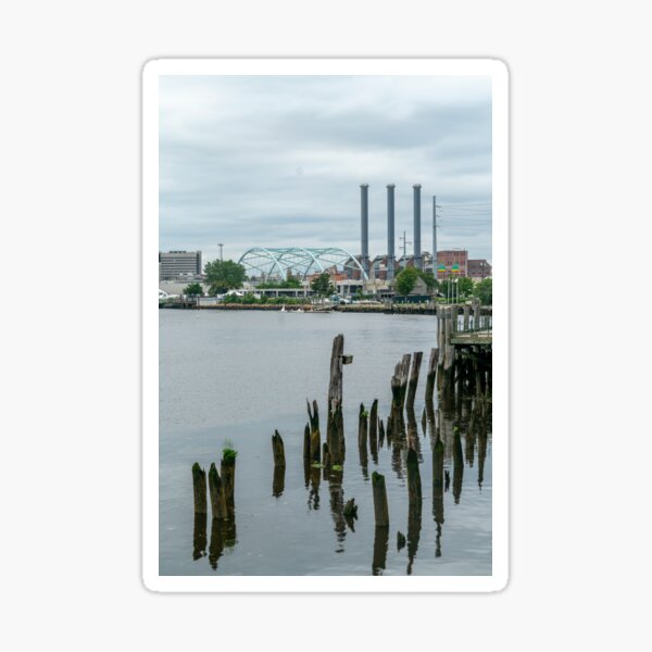 View of Providence from India Point Park Sticker