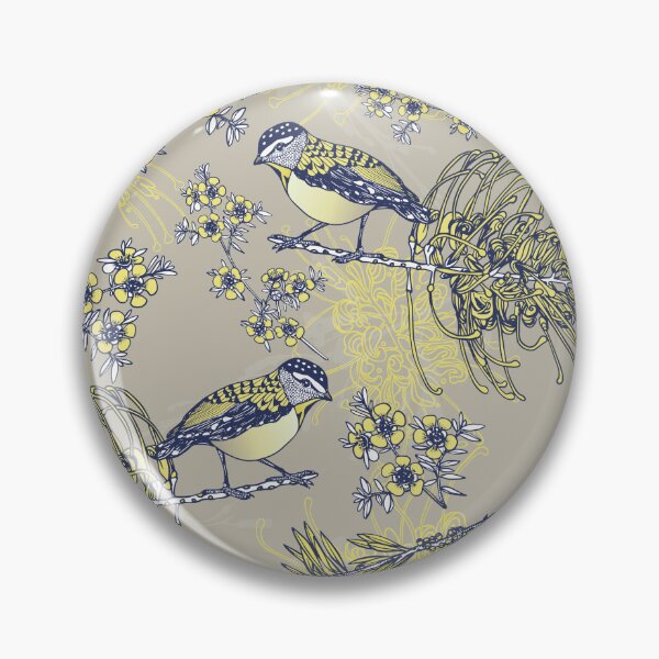 Item preview, Spotted Pardalote in Gold designed and sold by Jo Wilson Design.
