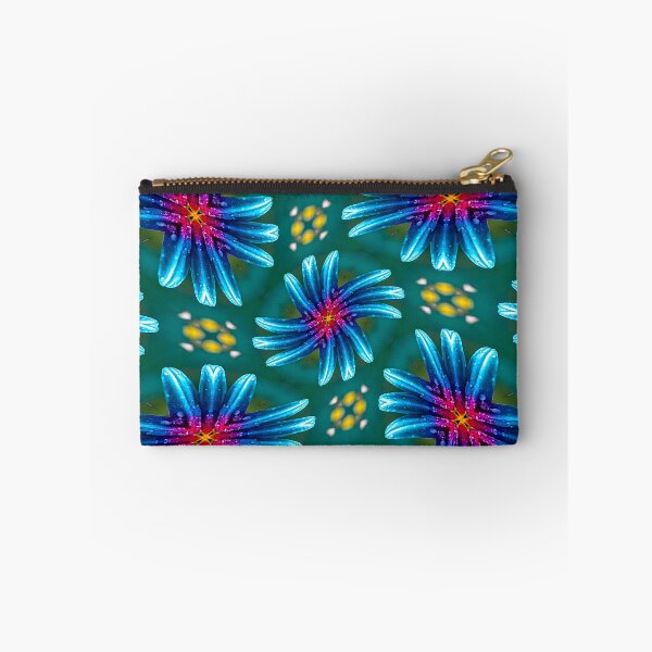 Item preview, Fireworks Blue Flowers Pattern designed and sold by Patternflower.