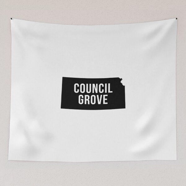 Item preview, Council Grove, Kansas Silhouette designed and sold by CartoCreative.
