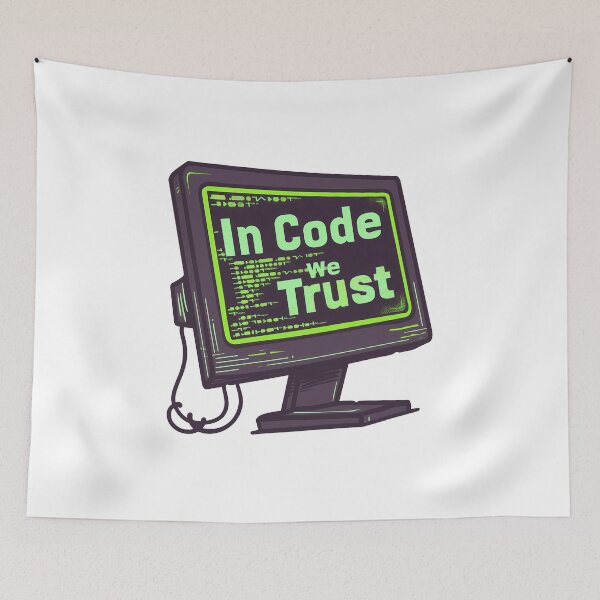 Item preview, In Code We Trust designed and sold by GalacticLabs.