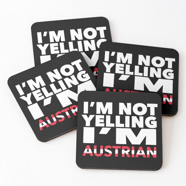 Item preview, Austrian present - i'm not yelling, i'm Austrian - Austrian gifts - Austrian flag - Austrian Gift - Austrian Decor - Austria designed and sold by babaorum.