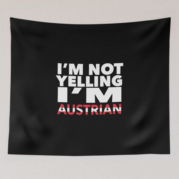 Item preview, Austrian present - i'm not yelling, i'm Austrian - Austrian gifts - Austrian flag - Austrian Gift - Austrian Decor - Austria designed and sold by babaorum.