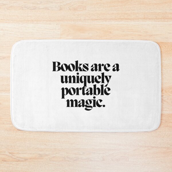 Item preview, Books are a uniquely portable magic.  designed and sold by CharmStudio.