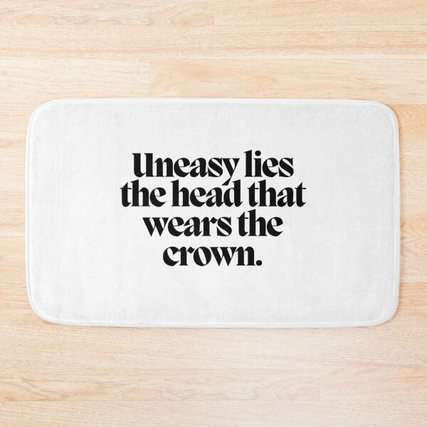 Item preview, Uneasy lies the head that wears the crown.  designed and sold by CharmStudio.