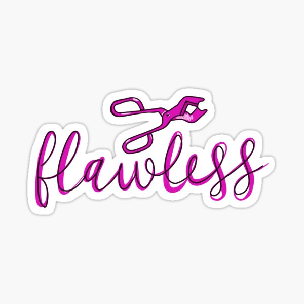 Diamond shears flawless Sticker