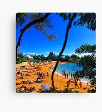 Beach Scene Canvas Print