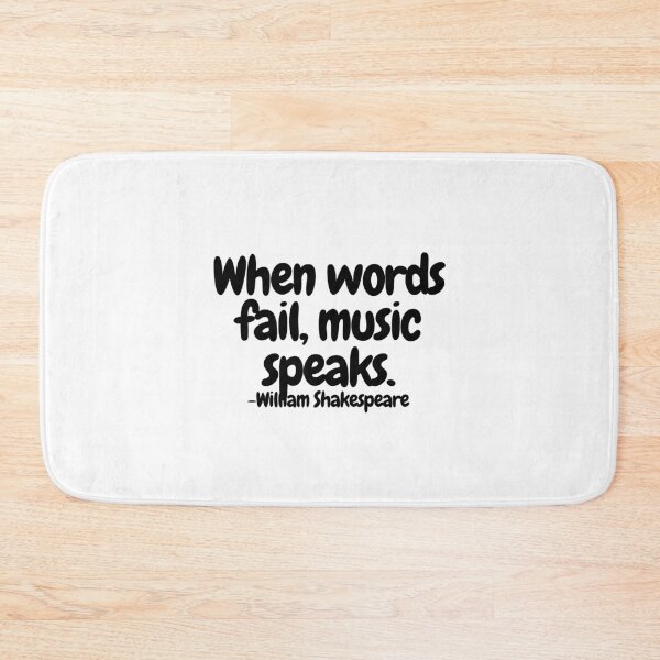 Item preview, When words fail, music speaks.  designed and sold by CharmStudio.