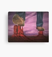 Steps on Steppes Canvas Print
