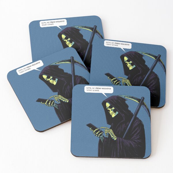Item preview, Grim Reaper friend request designed and sold by Syahrasi.