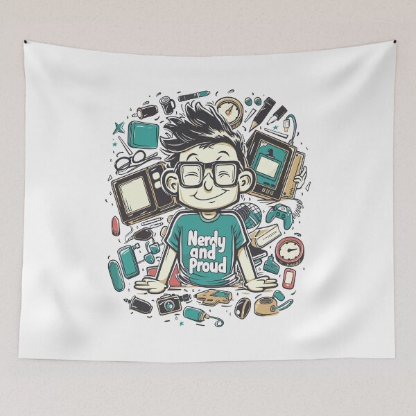 Item preview, Nerdy and Proud designed and sold by GalacticLabs.