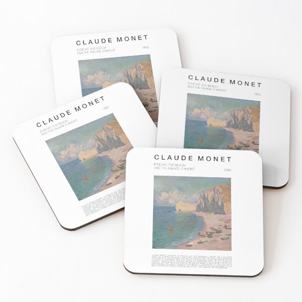 Item preview,  Claude Monet - Etretat, The Beach and the Falaise d'Amont designed and sold by Felipe Hora.