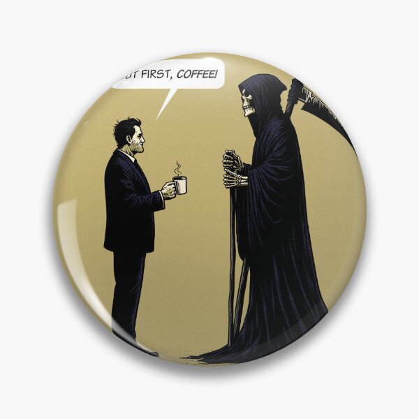 Item preview, Grim Reaper but first, coffee designed and sold by Syahrasi.