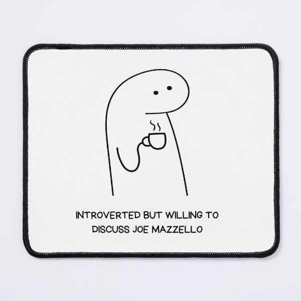 Item preview, Introverted but willing to discuss Joe Mazzello meme designed and sold by The Mazzello Mafia (We are Joe Mazzello fans.).