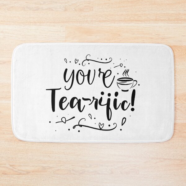Item preview, You’re Tea-rific! Fun Tea Lover’s Typography Design designed and sold by HahaHandlesHub.
