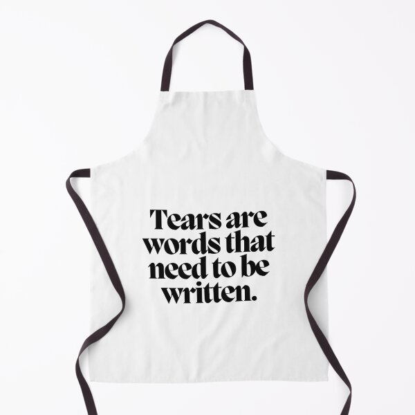 Item preview, Tears are words that need to be written.  designed and sold by CharmStudio.