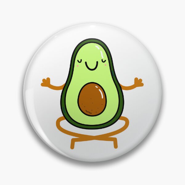 Item preview, Meditating Avocado designed and sold by kawaiilife.