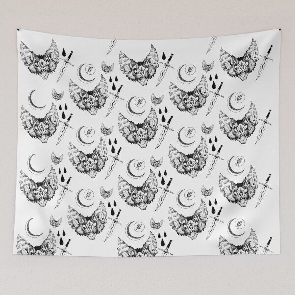 Item preview, Bats & Daggers designed and sold by Yasmine-AbedArt.