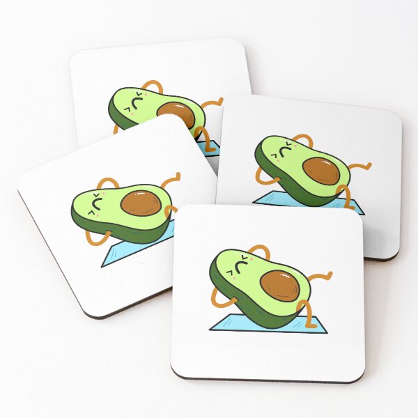 Item preview, Avocado Doing Crunches designed and sold by kawaiilife.
