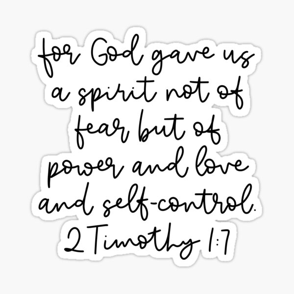 Item preview, 2 Timothy 1:7 designed and sold by Abbiegq.