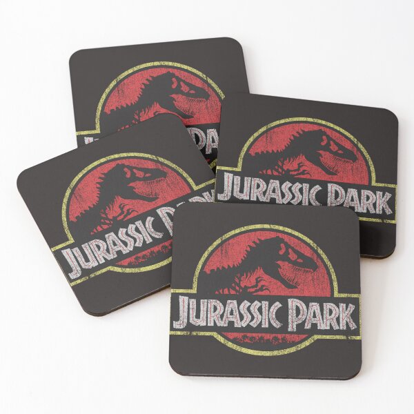 Item preview,  Jurassic Park Classic Retro Red Distressed Logo designed and sold by AubertLanglois.