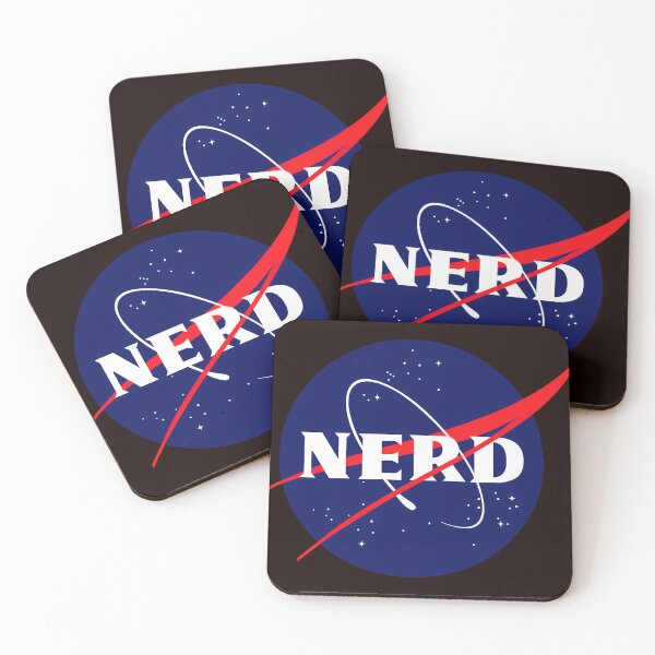Item preview, Funny NASA Nerd Logo Parody Science Astronomy Astronaut    designed and sold by Saraomeza.