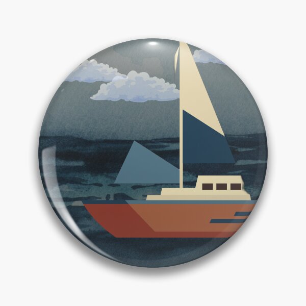 Item preview, Dark mood of sailing boat designed and sold by andrasdesignssss.