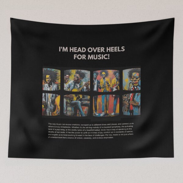 Item preview, I LOVE MUSIC ～I'm head over heels for music!～ designed and sold by SimplyEmporium.