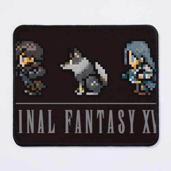 Item preview, Clive, Torgal, and Jill Logo Design  FFXVI Pixel Party Members  Final Fantasy 16  designed and sold by JuanMart.