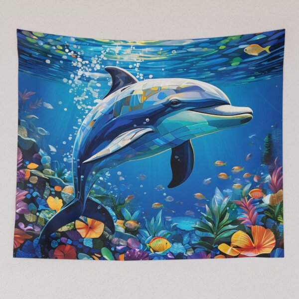 Artikelvorschau, Mosaikdelfin entworfen und verkauft von Scarlett0777.