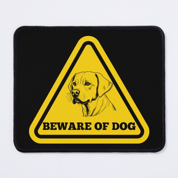 Item preview, Beware of Dog 18 designed and sold by Yzakreativ.