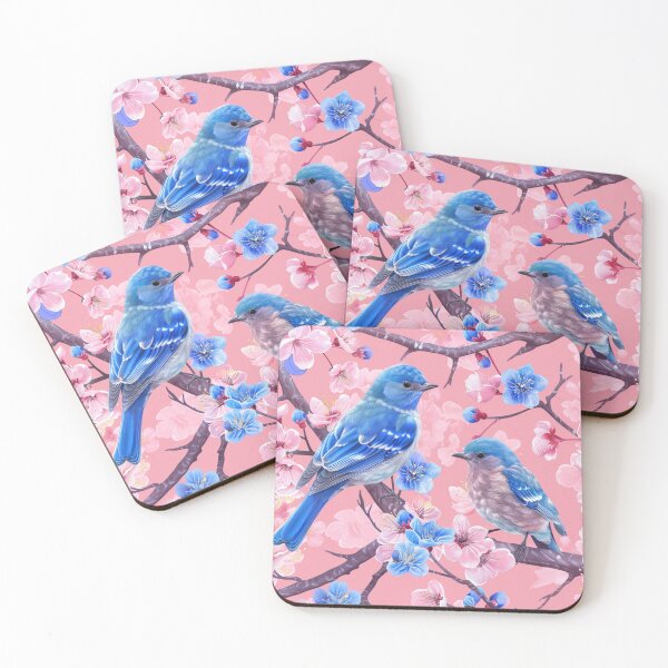 Item preview, Bluebirds and Cherry blossoms  designed and sold by Lewis-mart.