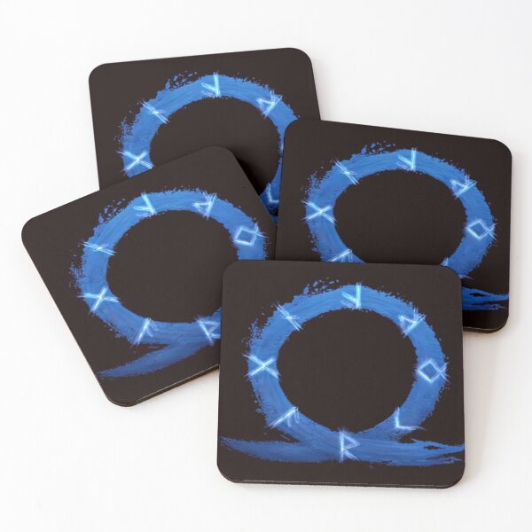 Item preview, God of War Logo Ice blue  designed and sold by ECastellanoa.