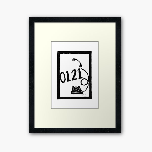 Item preview, 0121 Birmingham Lino Print designed and sold by thecraftybrum.