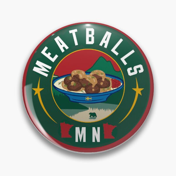 Artikelvorschau, Wappen der Minnesota Swedish Meatballs entworfen und verkauft von mlunsford215.